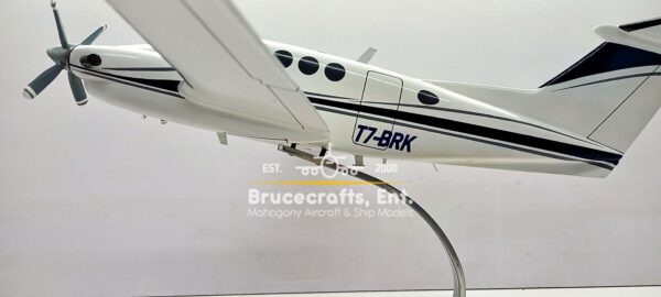 Model of Beechcraft King Air F90 with detailed craftsmanship.